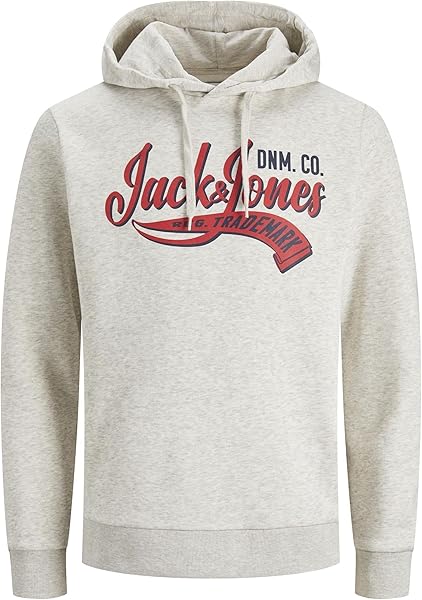 JACK & JONES Jjelogo Sweat Hood 2 Col 23/24 Noos Kapüşonlu Sweatshirt Erkek
