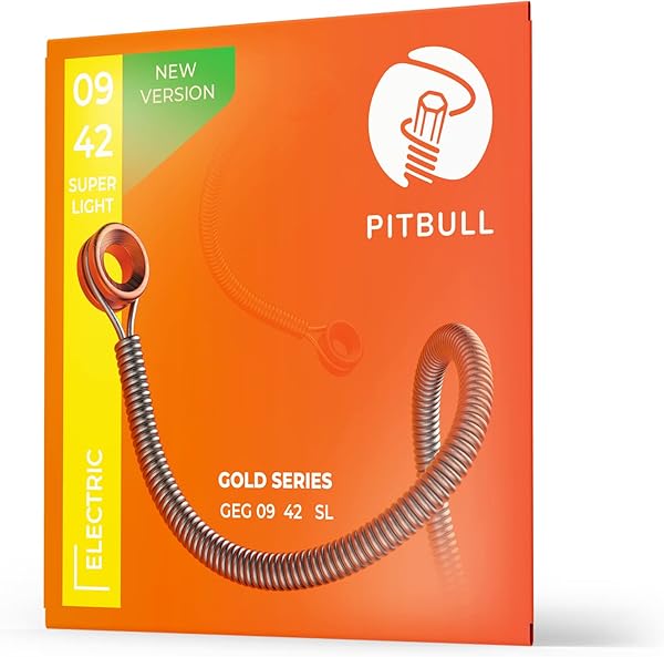 Pitbull Gold Seri Elektro Gitar Teli SET (09-42 Super Light, Tekli Set)