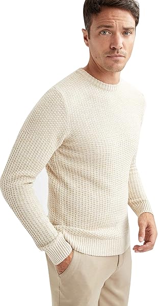 DeFacto Standart Fit Bisiklet Yaka Triko Kazak