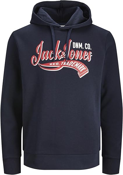 JACK & JONES Jjelogo Sweat Hood 2 Col 23/24 Noos Kapüşonlu Sweatshirt Erkek