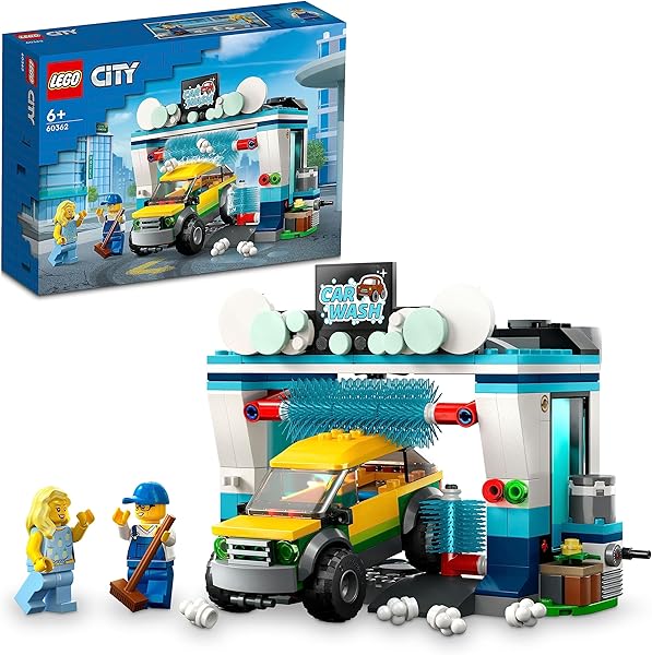 LEGO® City Oto Yıkama 60362 Oyuncak Yapım Seti (243 Parça)
