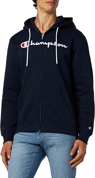 Champion Legacy American Classics - Powerblend Fleece Full Zip Kapüşonlu Sweatshirt Erkek