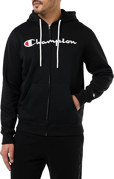 Champion Legacy American Classics - Powerblend Fleece Full Zip Kapüşonlu Sweatshirt Erkek