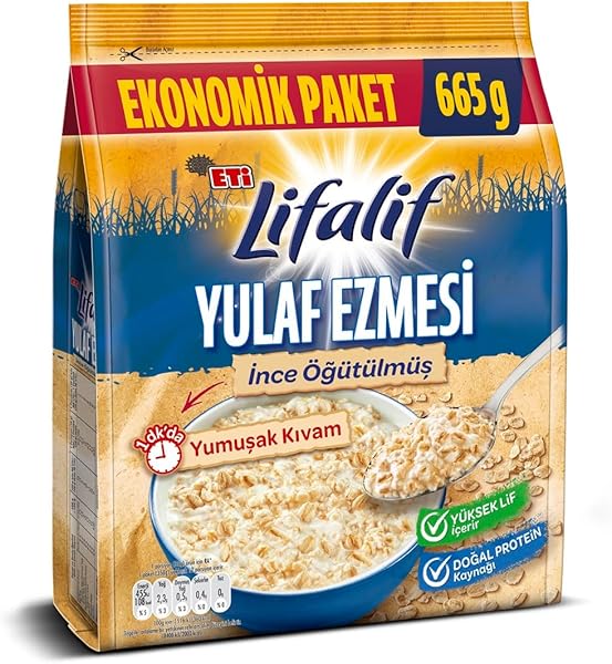 Eti Lifalif İnce Öğütülmüş Yulaf Ezmesi 665 g