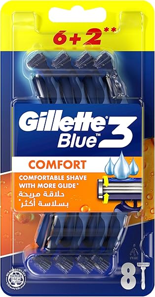 Gillette Blue3 Comfort Kullan At Erkek Tıraş Bıçağı 8 Adet