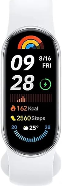Xiaomi Smart Band 9 Glacier Silver | 1,62 inç AMOLED ekran | Dokunmatik ekran, Multisport Tracker, Aktivite İzleyici, Nabız M