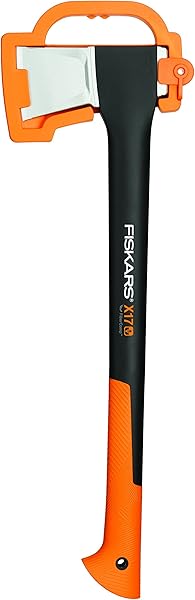 Fiskars Yarma baltası, bıçak/taşıma koruması dahil, uzunluk: 60 cm, yapışmaz kaplama, yüksek kaliteli çelik bıçak/cam elyaf t