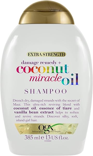 ogx yıpranma karşıtı sülfatsız coconut miracle oil şampuan 385 ml