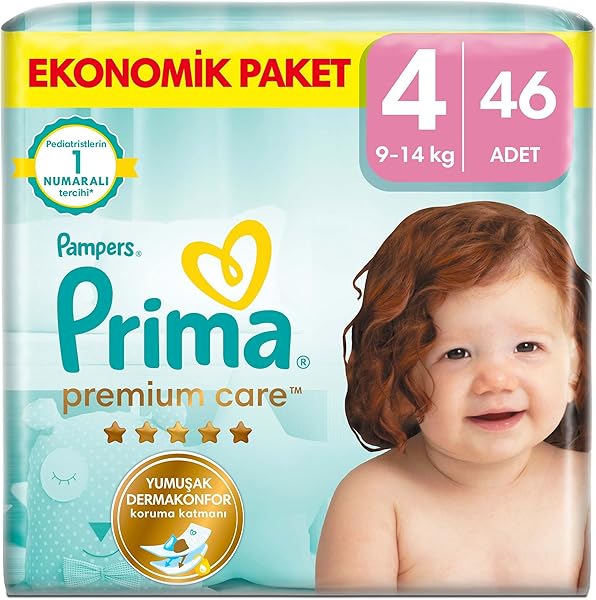 Prima Bebek Bezi Premium Care 4 Numara 46 Adet Ekonomik Paket