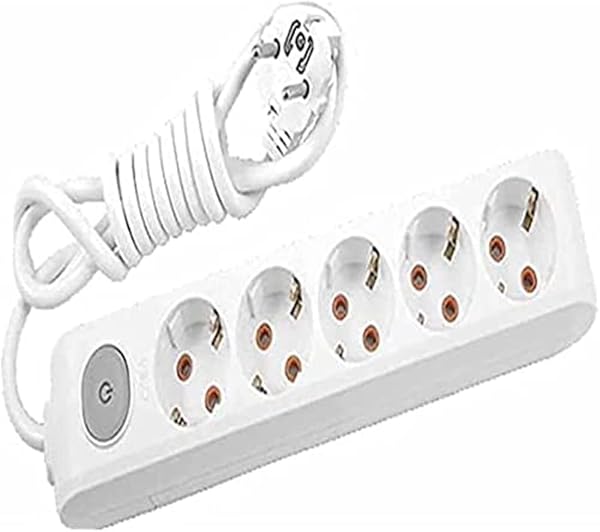 Viko Multilet Beşli Priz Anahtar Topraklı Kablolu Çocuk Korumalı 5 Mt