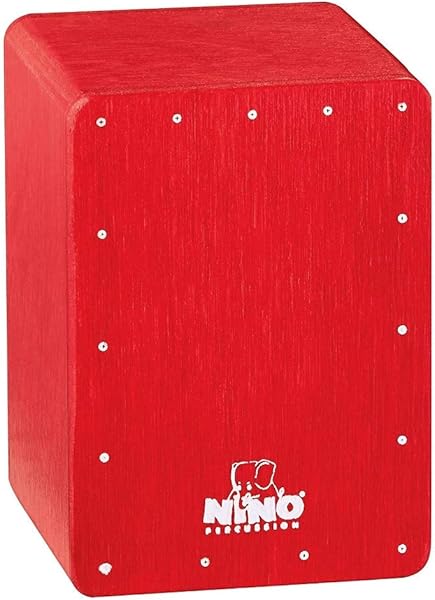 Nino Nino955R Mini Cajon Shaker, Kırmızı