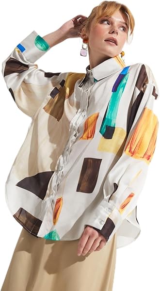 JUNE Geometrik Desenli Gömlek