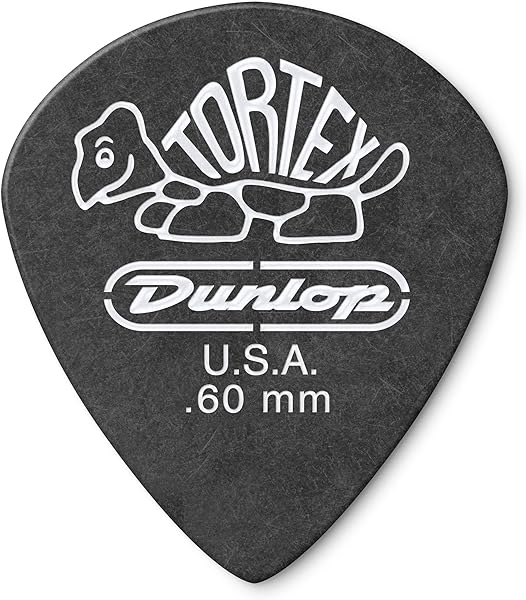 Jim Dunlop 482P.60 Tortex Jazz Oyuncu Paketi - Siyah (12'li Paket)
