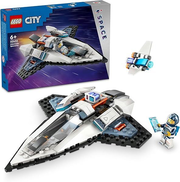LEGO City Yıldızlararası Uzay Gemisi 60430-6 Yaş ve Üzeri Uzay Meraklısı Çocuklar için Yaratıcı Oyuncak Yapım Seti (240 Parça