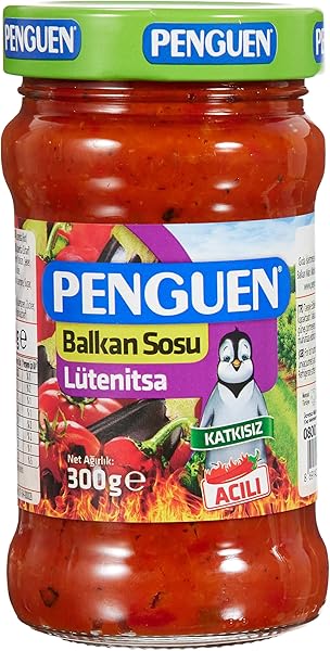 Penguen Lütenitsa Acılı Balkan Sosu 300 Gr