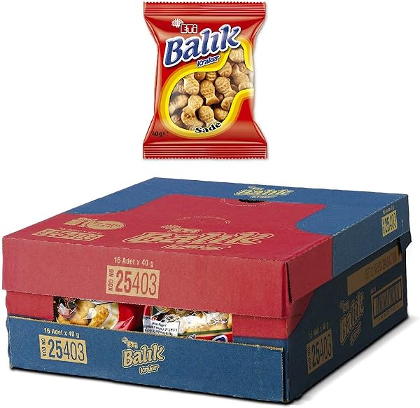 Eti Balık Kraker 40 g x 16 Adet