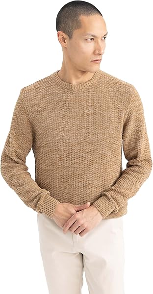 DeFacto Standart Fit Bisiklet Yaka Triko Kazak