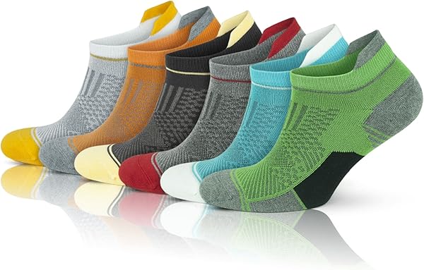 GoWith 3'lü-6'lı Bambu Renkli Spor Desenli Güçlendirilmiş Yıkamalı Kutulu Dikişsiz Koşu Yürüyüş Spor Performans Kısa Fit Pati