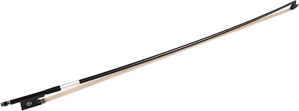 kajilai 4/4 Keman Keman Yayı Karbon Fiber Yuvarlak Çubuk Abanoz Kurbağa Beyaz At Kılı İyi Dengelenmiş Keman Yayı