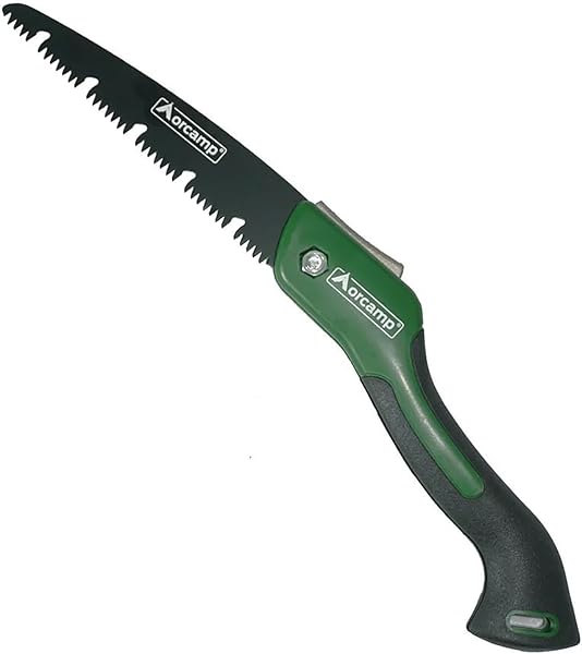 Orcamp Katlanabilir Kamp Testere, Dayanıklı Kamp Ekipmanları, Kamp Aksesuarları, Açık Hava Sporları, Doğa Sporları, Yürüyüş, 