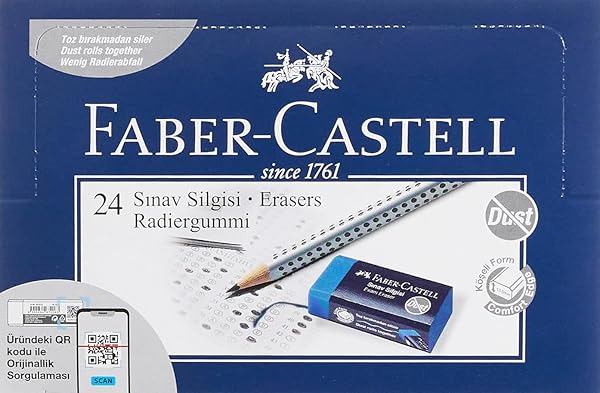Faber-Castell Sınav Silgisi, 24lü