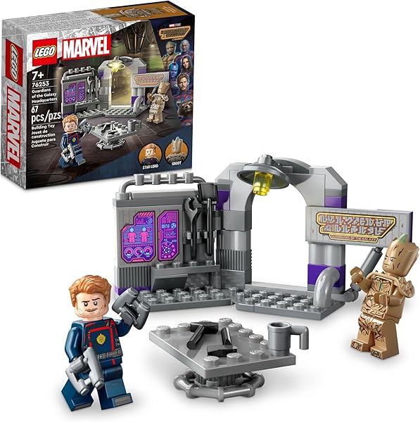 LEGO® Marvel Galaksinin Koruyucuları Karargahı 76253-7 Yaş ve Üzeri Çocuklar için Süper Kahramanlı Yaratıcı Oyuncak Yapım Set