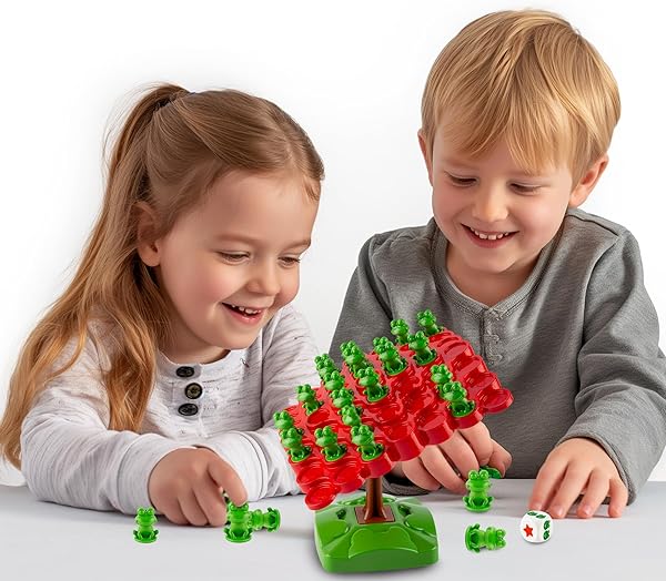 thinkmaster Kurbağa Denge Oyunu Kurbağa Denge Ağacı Oyunu Kutu Oyunu Eğitici Oyuncak