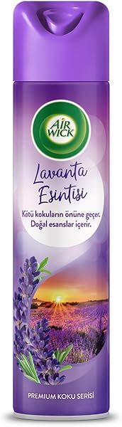 Air Wick Aerosol Premium Koku Serisi Lavanta Esintisi Sprey Oda Kokusu (1 300 mL)