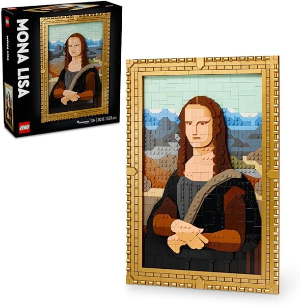 LEGO ART Mona Lisa 31213 - Yetişkinler için Dekoratif Koleksiyonluk ve Sergilenebilir Leonardo da Vinci Tablosu Yapım Seti 15