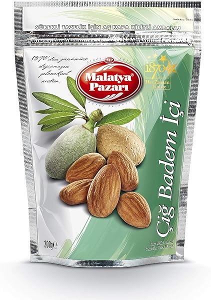 Malatya Pazarı Murat Palancı Çiğ Badem İçi A Kalite 200 Gr