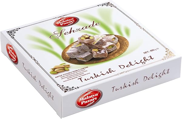 Malatya Pazarı Murat Palancı Şehzade Fıstıklı Duble Lokum 400 Gr