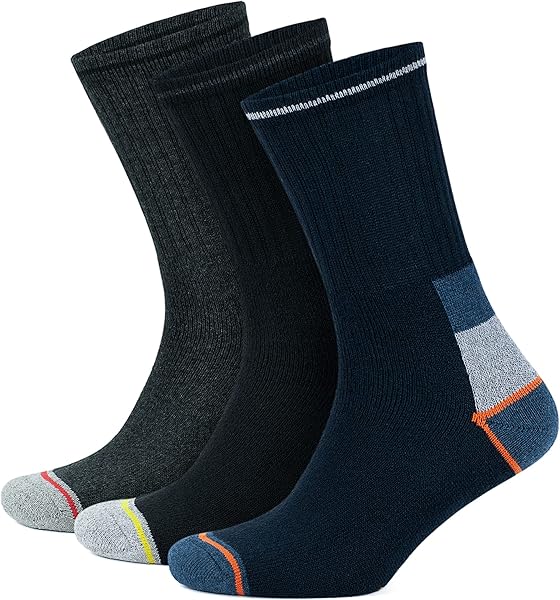 GoWith 3'lü Pamuklu Topuk Burun Destekli Dayanıklı Havlulu Termal Etkili Nem Kontrollü Outdoor Trekking İş ve Performans Çora