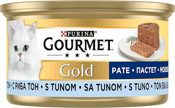 Gourmet Gold Kıyılmış Ton Balıklı Yaş Kedi Maması, Yetişkin, 85 g
