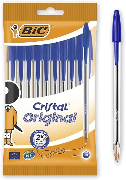 BIC Cristal Medium Mavi Tükenmez Kalem 10'lu Poşet
