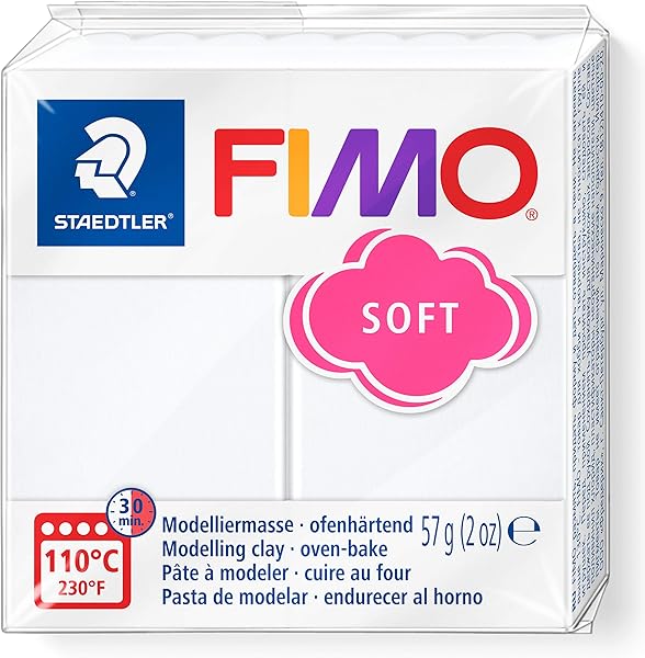 Staedtler Fimo 80200 Soft Modelleme Kili 57 gr Beyaz