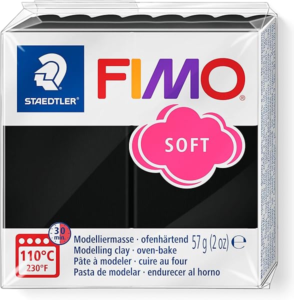 Staedtler Fimo 80209 Soft Modelleme Kili 57 gr Siyah