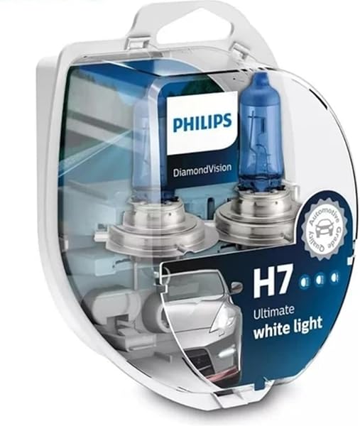Philips H7 Philips DiamondVision 5000 K Bir Çift Amoul