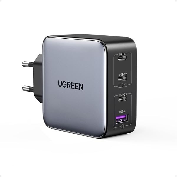 UGREEN Nexode 100W USB C şarj cihazı GaN USB C güç kaynağı 4 bağlantı noktalı şarj cihazı PPS'li MacBook Pro, iPhone 16 Pro M