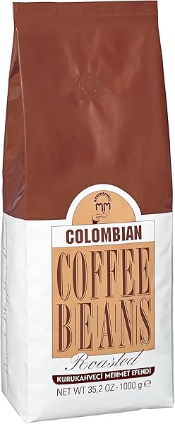Kurukahveci Mehmet Efendi Colombian Filtre Kavrulmuş Çekirdek 1 kg