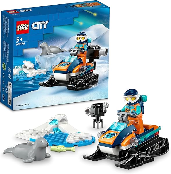 LEGO City Kutup Kâşifi Motorlu Kızağı 60376 Oyuncak Yapım Seti (70 Parça)