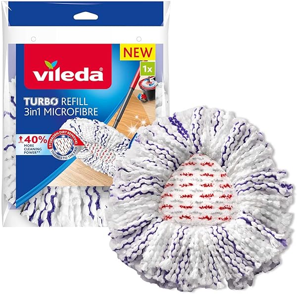 Vileda Turbo 3in1 Extra Pedli Mikrofiber Yedek Paspas