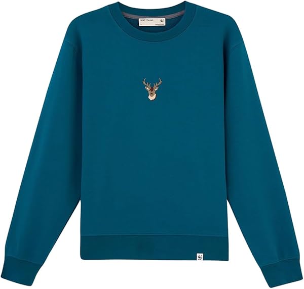 WWF Market Geyik Soft Fleece Sweatshirt Sweatshirt Üniseks Yetişkin