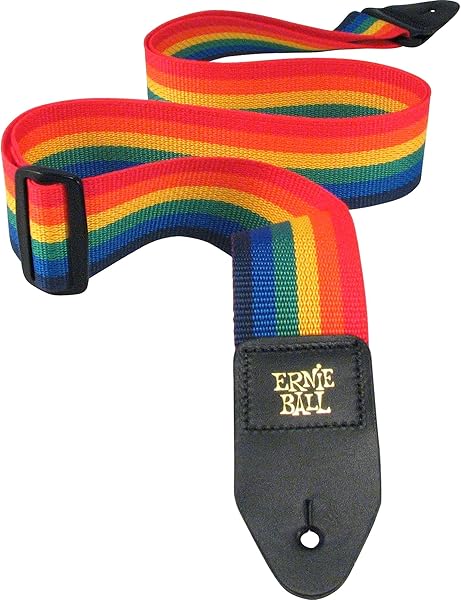 Ernie Ball Polypro Gitar Askısı - Gökkuşağı