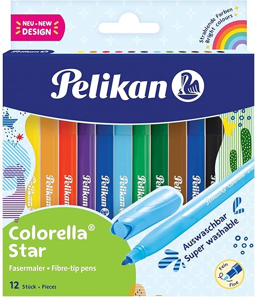 Pelikan Colorella 12li Keçeli Kalem
