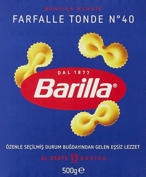Barilla Fiyonk (Farfalle Tonde) Makarna 500 g. X 9