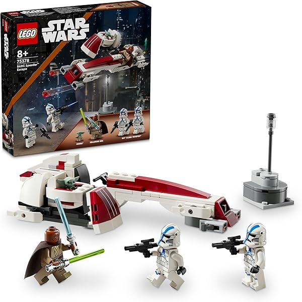LEGO Star Wars: The Mandalorian BARC Motoru Kaçışı 75378 8 Yaş ve Üzeri Star Wars Sevenler için Koleksiyonluk Yaratıcı Oyunca