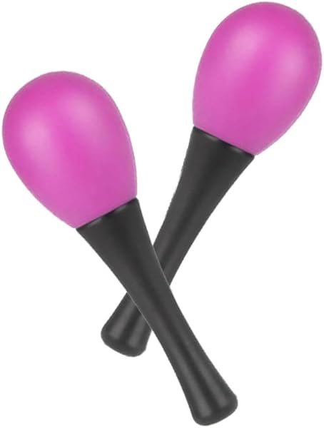 Midex Orf-MRC-06PL Örf Aletleri Mor Marakas Plastik Maracas 2 Adet (Çift)