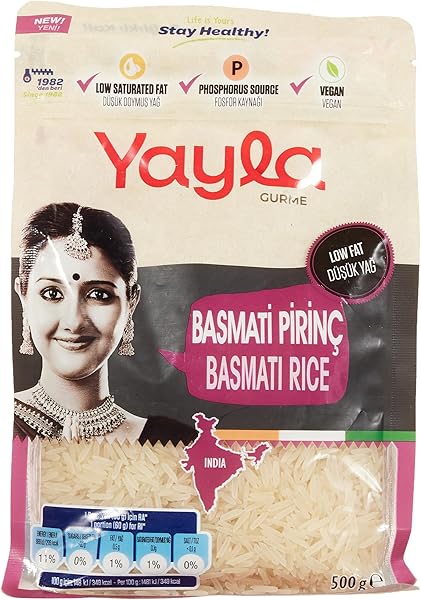 Yayla Gurme Basmati Pirinç 500 Gr