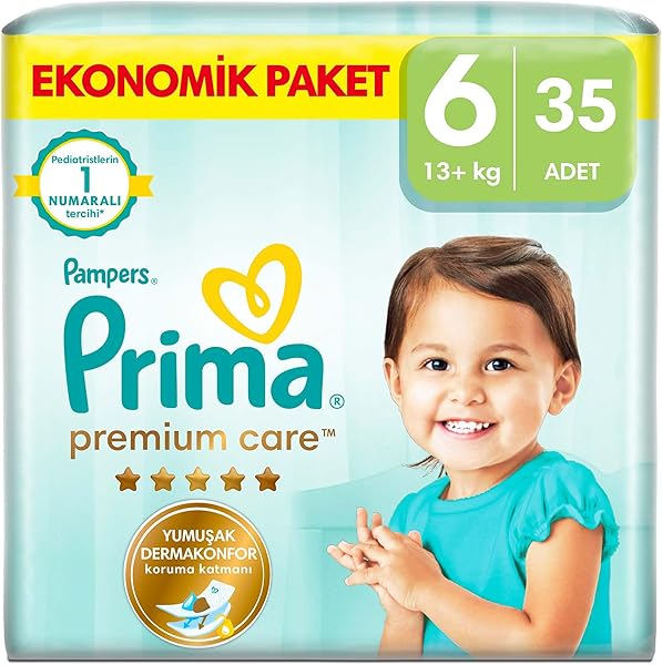 Prima Bebek Bezi Premium Care 6 Numara 35 Adet Ekonomik Paket