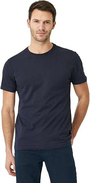 Erkek Slim Fit Dar Kesim%100 Pamuk Bisiklet Yaka Kısa Kollu Tişört